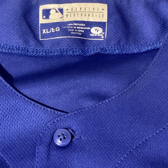 Kansas City Royals Stars and Stripes 4th of July Promo Base Ball Jersey Size XL - Picture 4 of 4